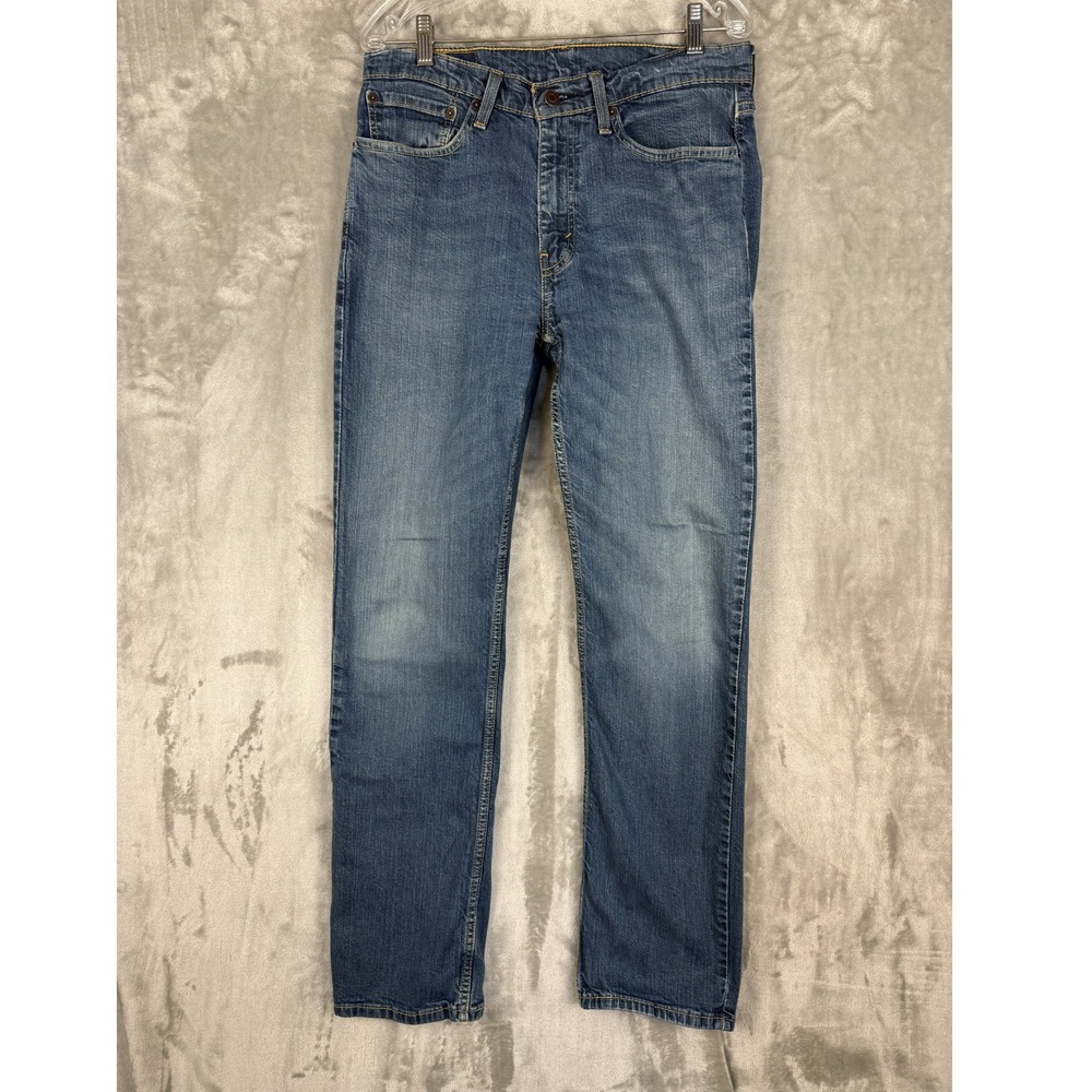 Levi Strauss 514 Jeans Men's W32 L32 Straight Fit Blue Denim‎ Pants